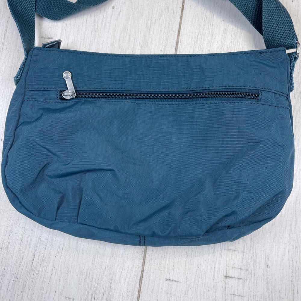 Kipling Crossbody Bag Teal Blue S/M Excellent Nylon Travel Shoulder Bag - Picture 4 of 16